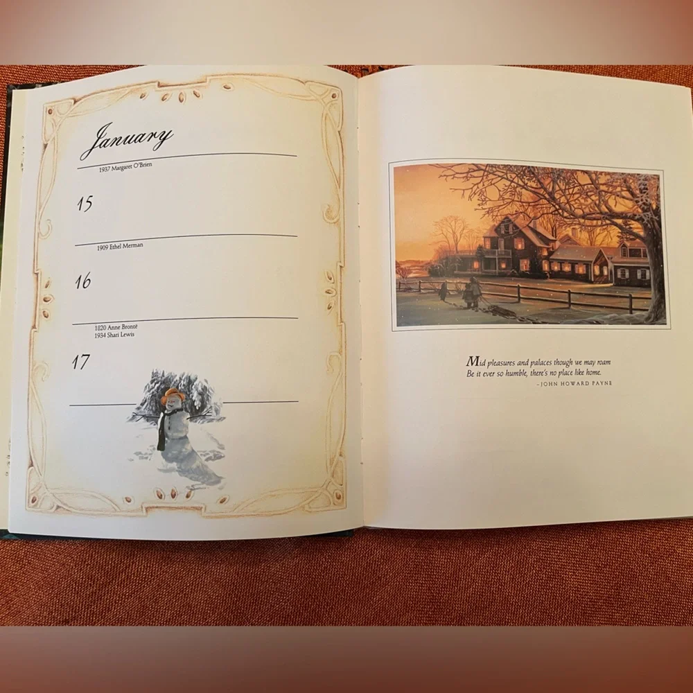 New unused keepsake datebook